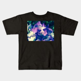 Tall Bearded Iris - German Iris Stock Kids T-Shirt